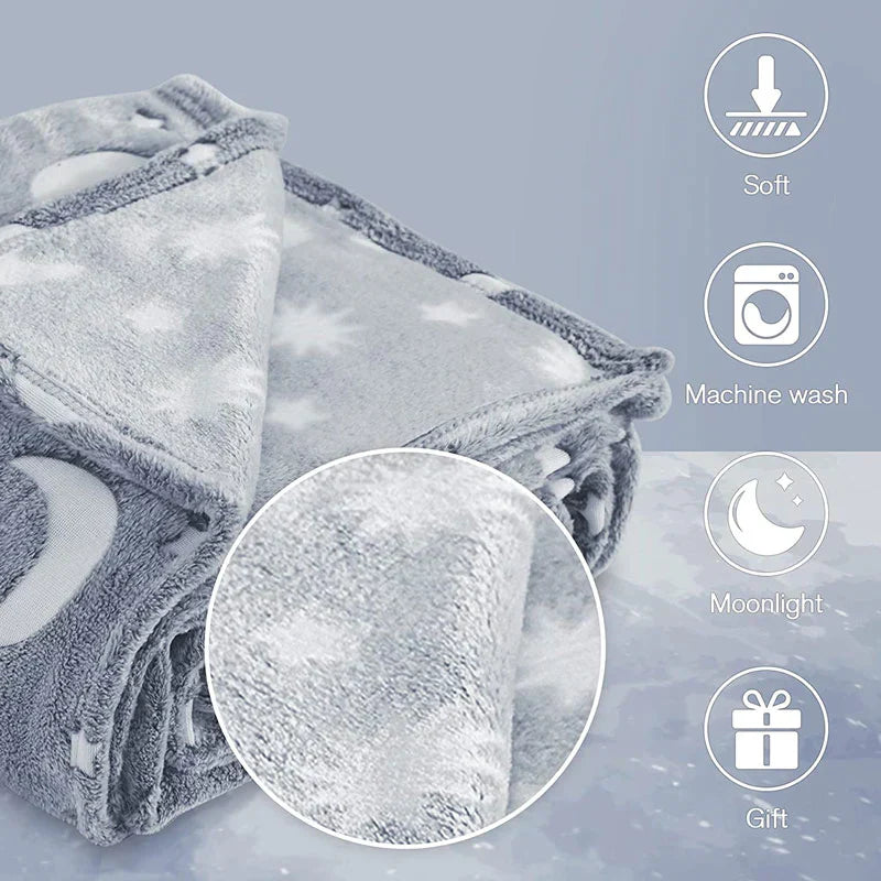 Cozy Glow Throw Blanket – Plush & Warm Lighting