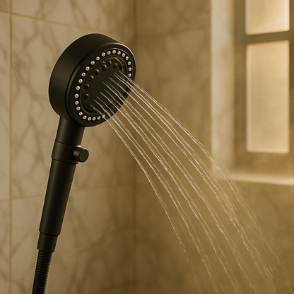 Water Saving Shower Head Adjustable Flow Settings