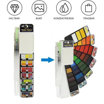 Vibrant Artists Watercolor Paint Set