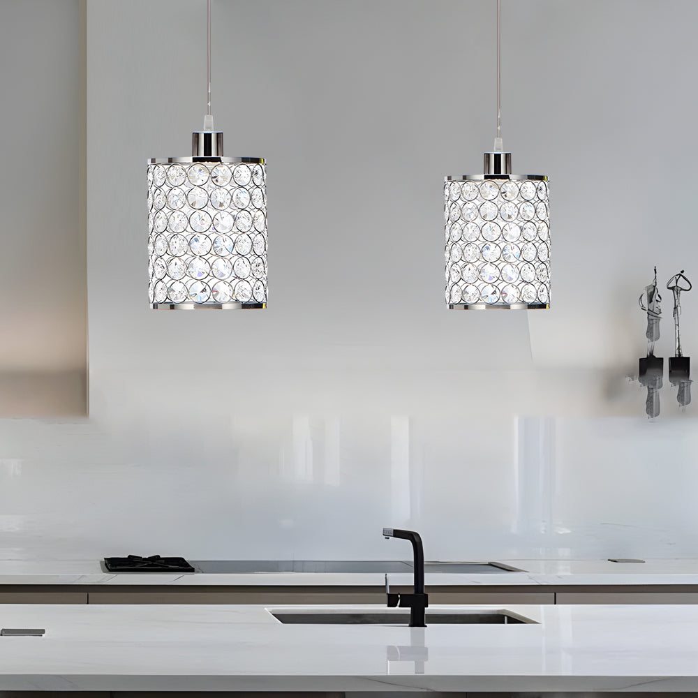 Elegant Glass Drop Pendant Light