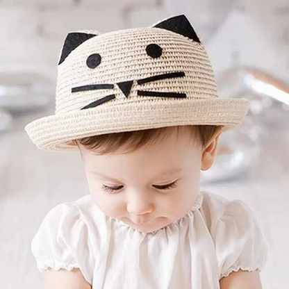 Adorable Kitty Ears Summer Hat