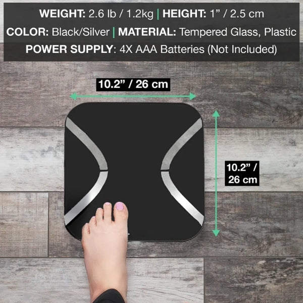 Accurate Digital Weight Scale with Body Fat Analyzer