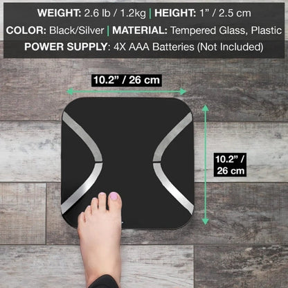 Accurate Digital Weight Scale with Body Fat Analyzer
