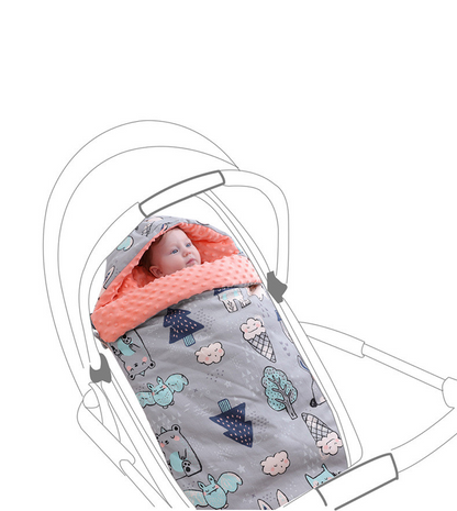 Soft Baby Sleep Sack with Hooded Blanket