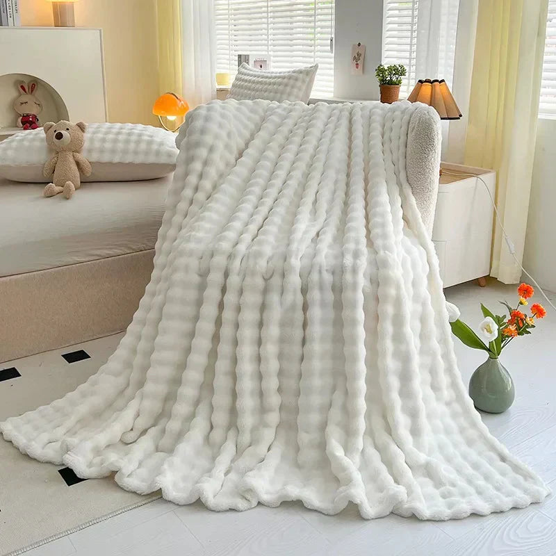 Ultra Soft Cozy Fleece Throw Blanket