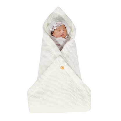 Cozy Baby Hooded Swaddle Blanket
