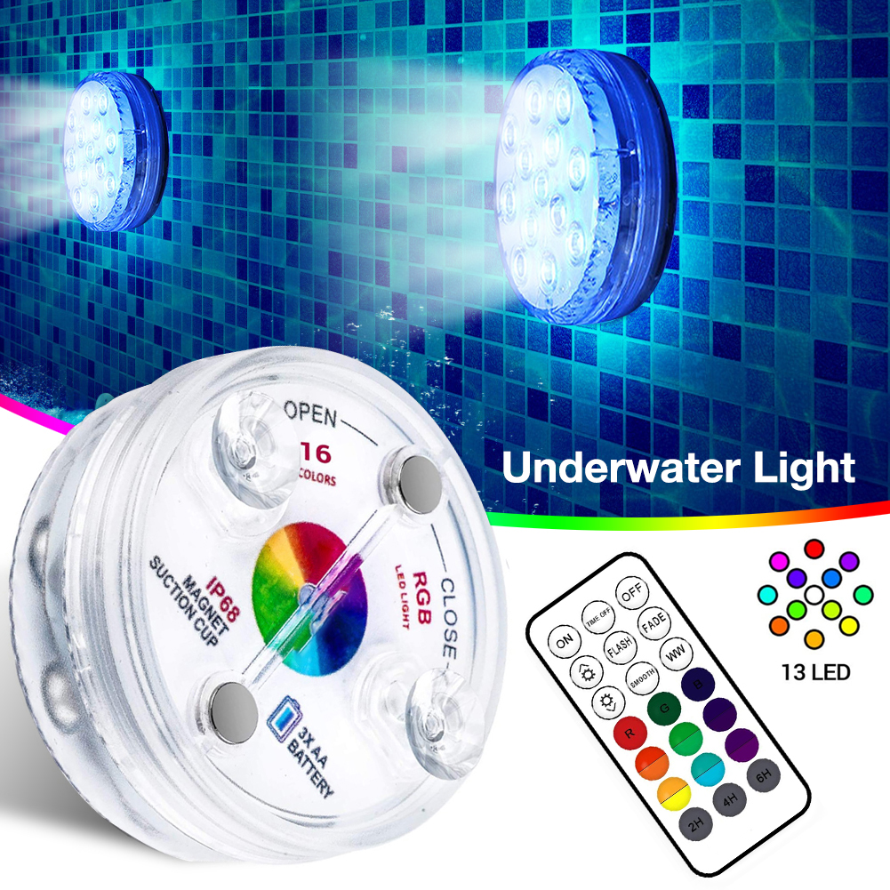 Colorful Pool LED Light with Remote - Luxicro