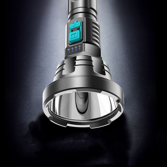 Bright 90000LM Rechargeable LED Torch with USB Charger - Luxicro