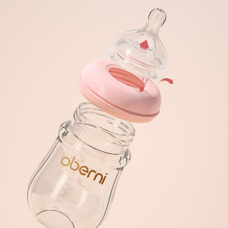 Gentle Baby Bottle with Soft Spout - BPA Free Newborn Feeder