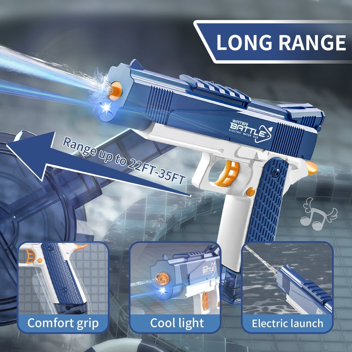 High Pressure Water Blaster Gun