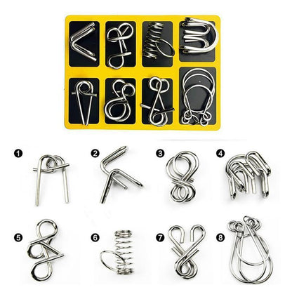 Unique Metal Brainteaser Ring - Luxicro