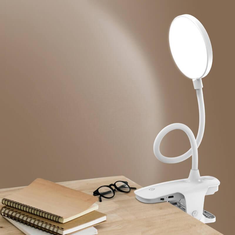 Compact Portable LED Desk Light with USB Recharge - Luxicro