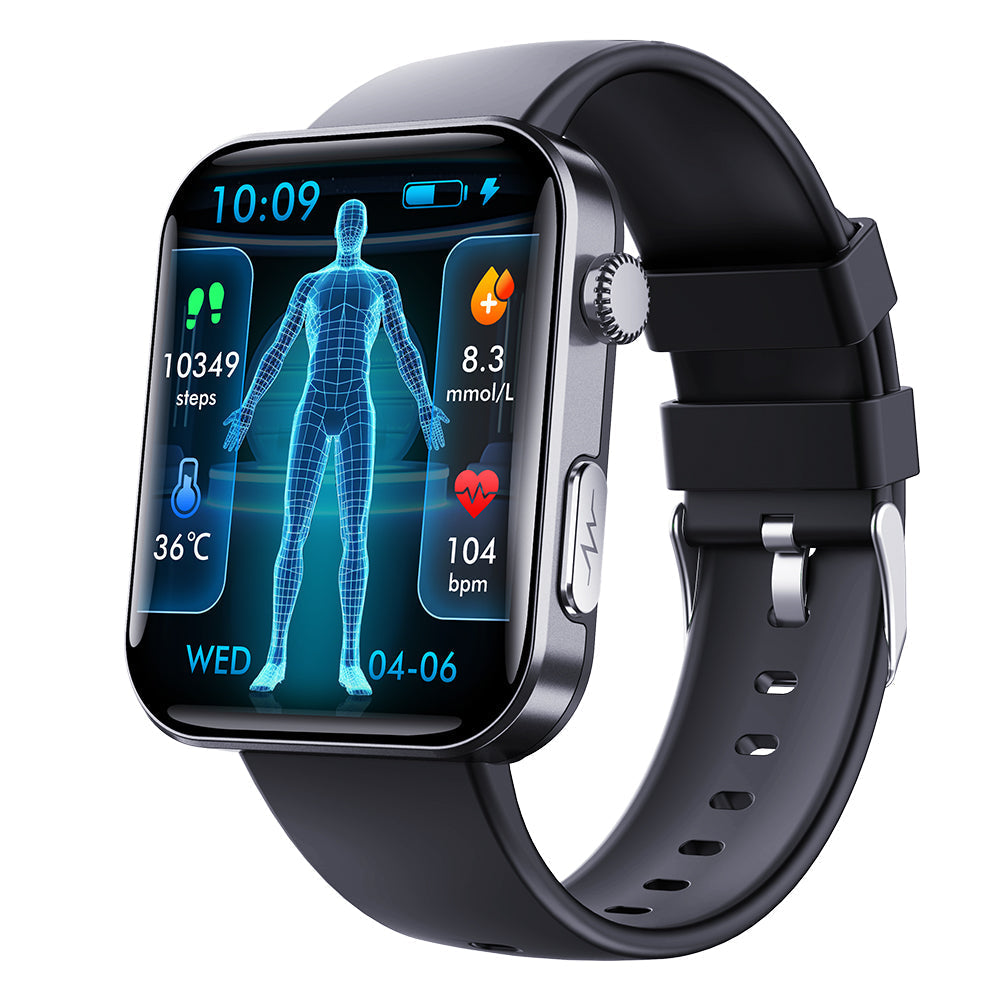 Advanced Health Smartwatch with ECG and Vital Sign Tracking