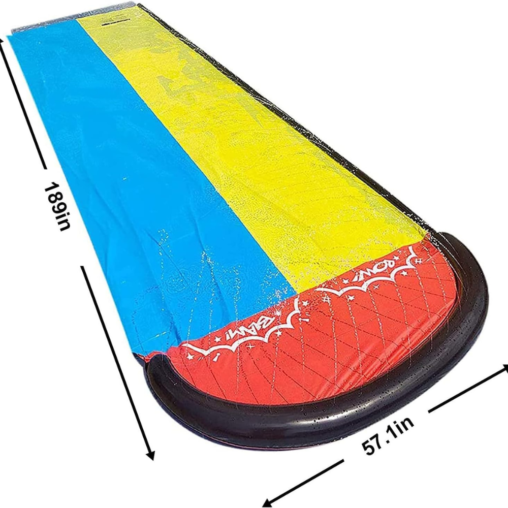 Fun Kids Water Slide with Inflatable Splash Pool