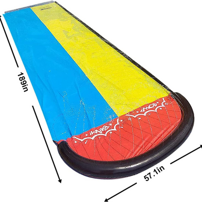 Fun Kids Water Slide with Inflatable Splash Pool
