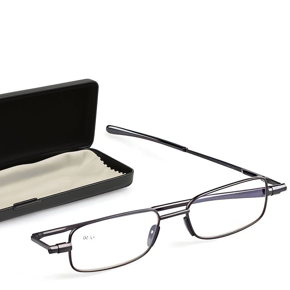 Compact Travel Folding Reading Glasses - Luxicro