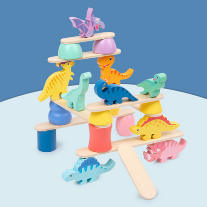 Fun Dino Wooden Stacking Toy