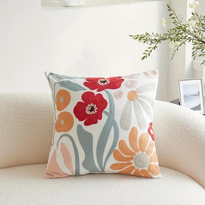 Beautiful Floral Pillow Cover