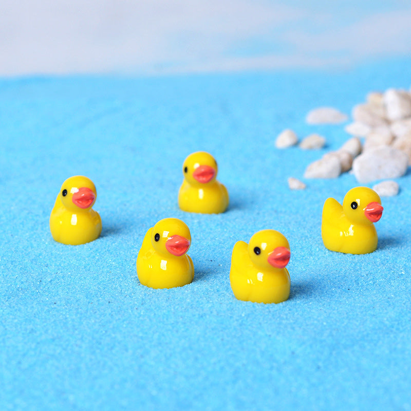 Cute Miniature Rubber Duck Decoration