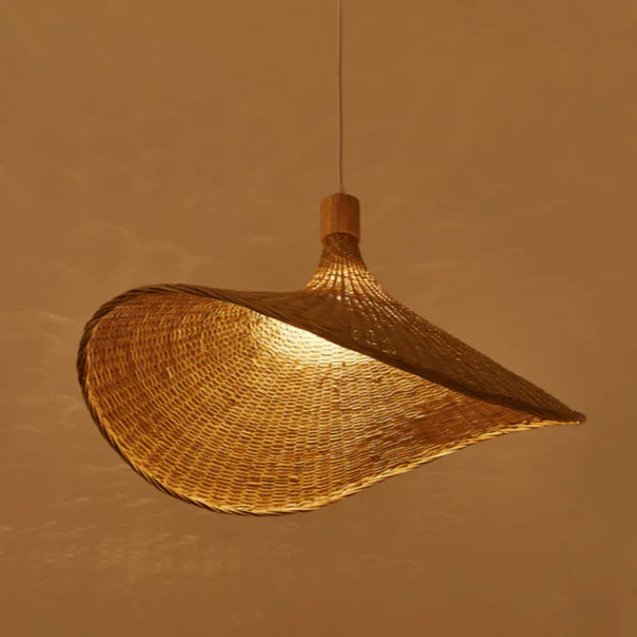Bohemian Woven Rattan Pendant Lamp