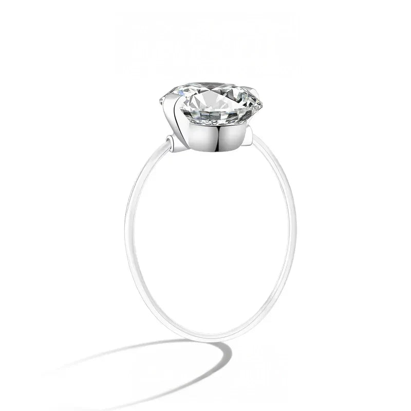 Affordable 1-2 Carat Moissanite Engagement Ring