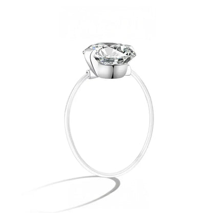 Affordable 1-2 Carat Moissanite Engagement Ring