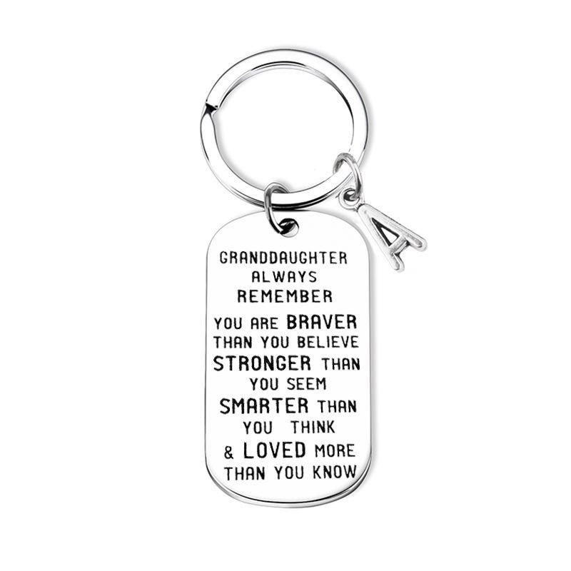 Custom Engraved Kids Name Keychain