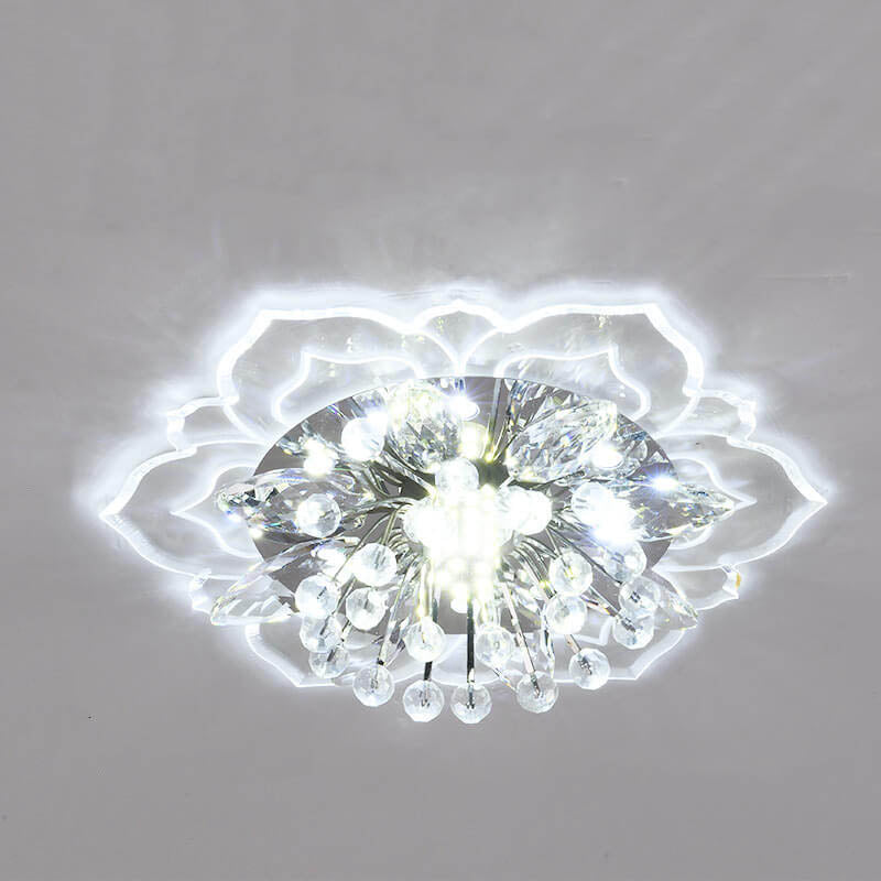 Vibrant Flower Pattern LED Ceiling Light