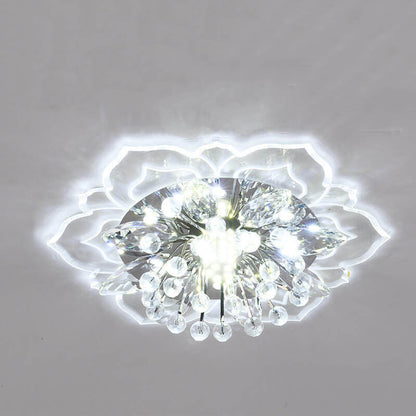 Vibrant Flower Pattern LED Ceiling Light