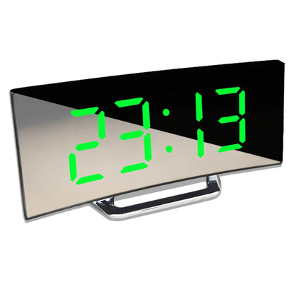 Sleek LED Wake Up Alarm Clock with Clear Display - Luxicro