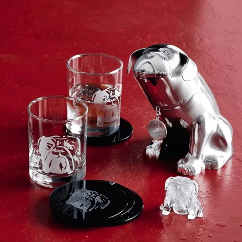Colorful Dog Shaped Ice Cube Tray
