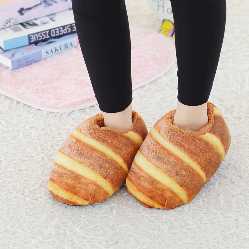 Cozy Fresh Bread Slippers