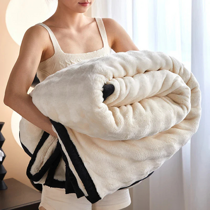 Soft Fuzzy Double Sided Throw Blanket