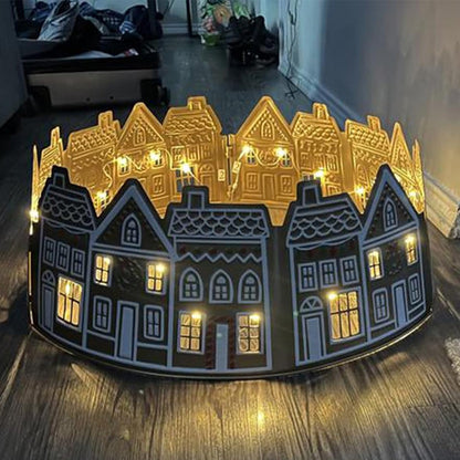 Vibrant LED Holiday Tree Skirt Decor