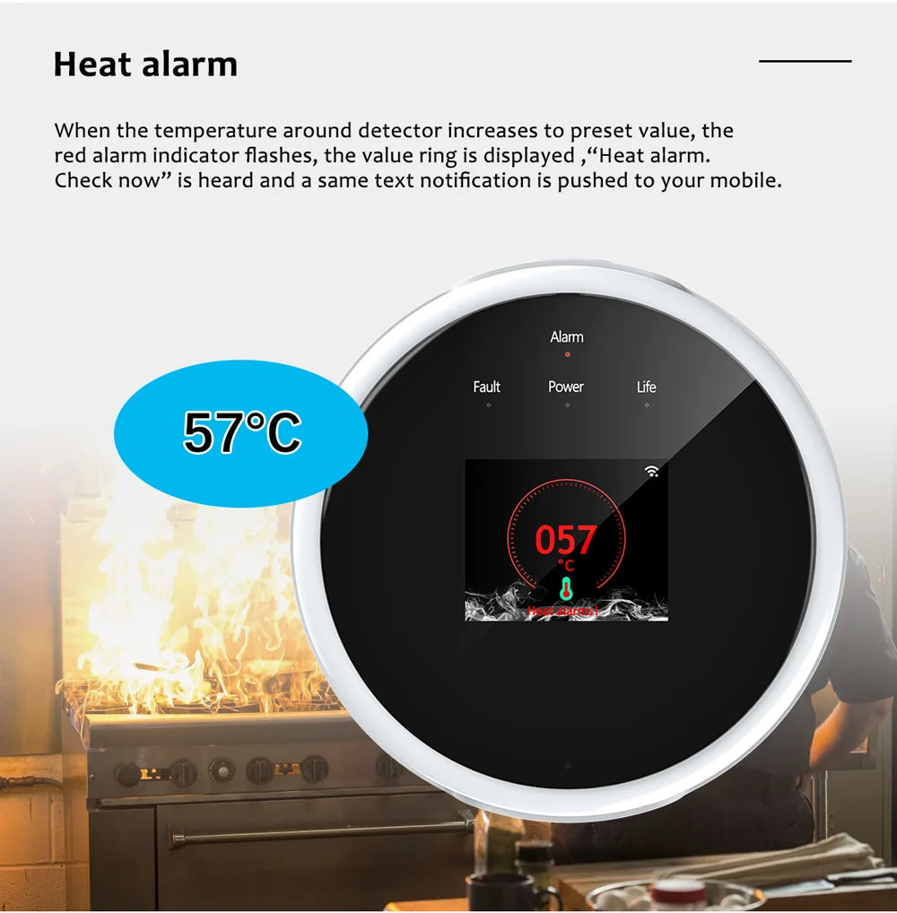 Accurate Gas Leak Detector With Alarm And Digital Screen