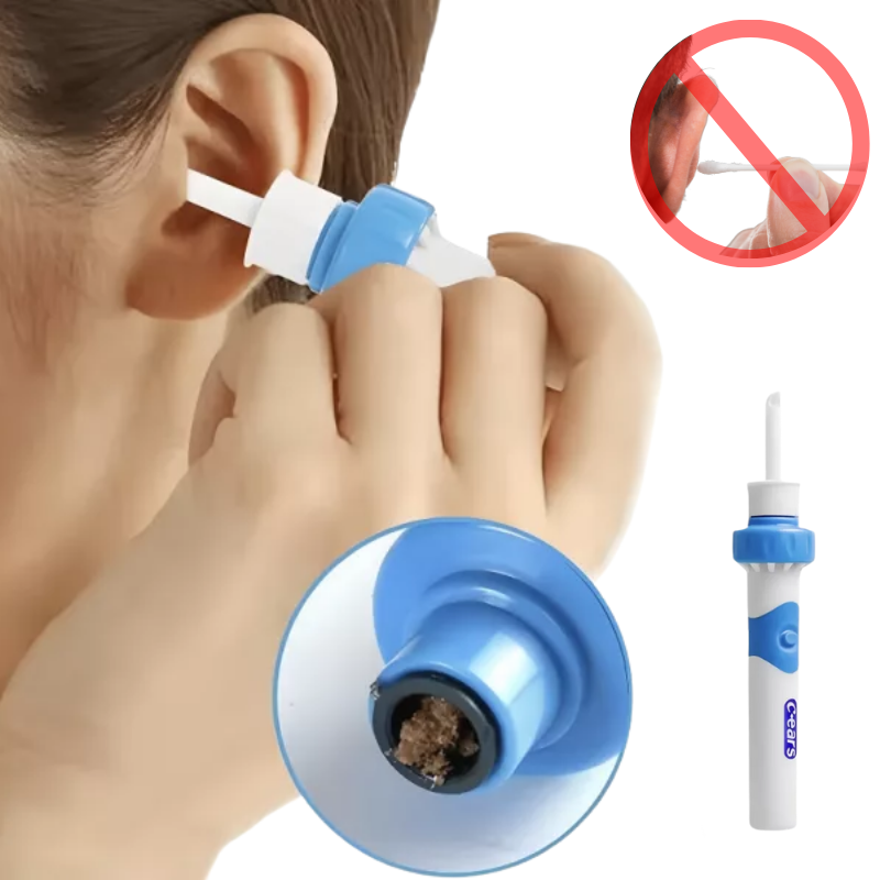 Gentle Ear Cleaner with Flexible Silicone Head - Luxicro
