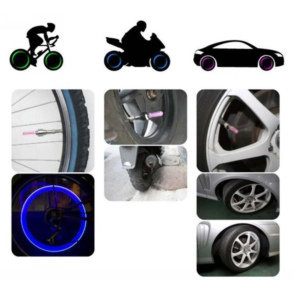 Premium LED Tire Valve Caps (2 Pack)