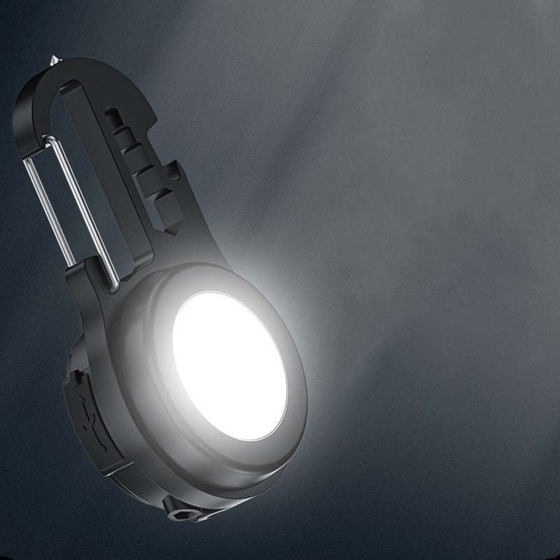 Compact Keychain LED Torch with Tools