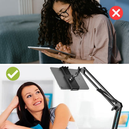Compact Tablet Holder - 360° Adjustable Stand
