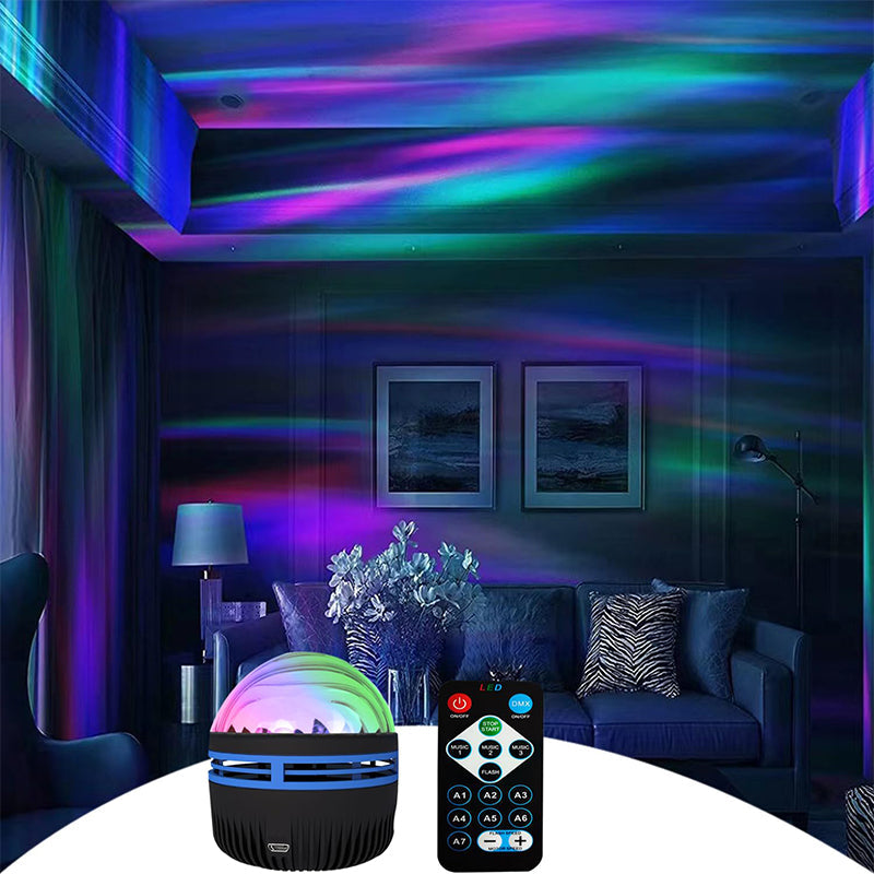 Vibrant Ocean and Starry Night Light Projector