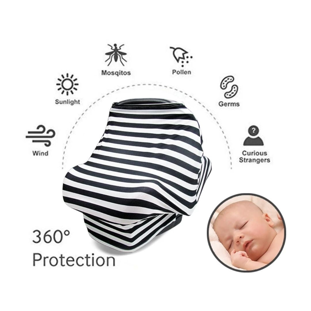 Practical Baby Nursing Cover & Stroller Canopy
