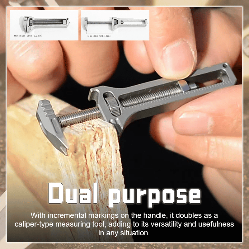 Compact 3-in-1 Pocket Tool Set