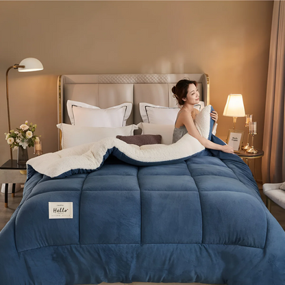 Cozy Fleece Bed Duvet Cover