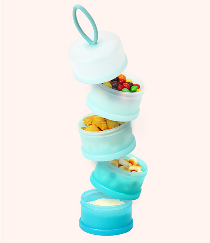Baby Food Dispenser - Compact Snack Box & Storage
