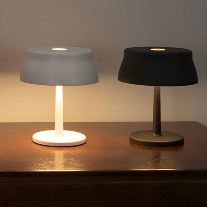 Sleek wireless desk lamp with touch control