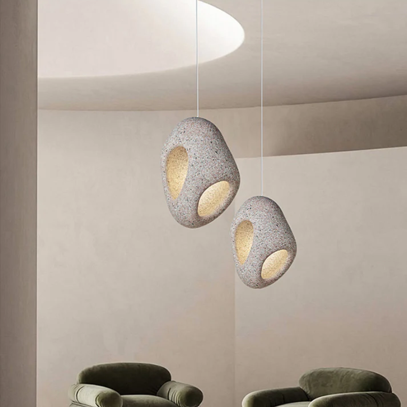 Edgy Modern Metal LED Pendant Lamp