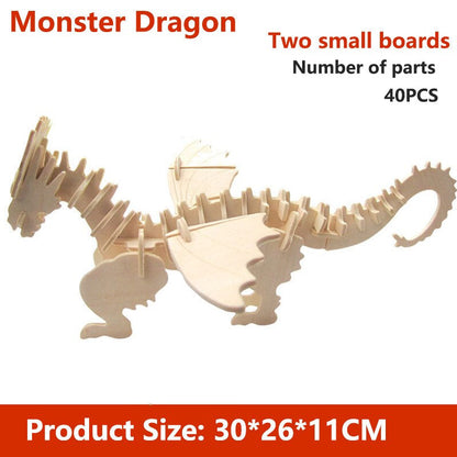 Colorful Kids Dinosaur Jigsaw Puzzle