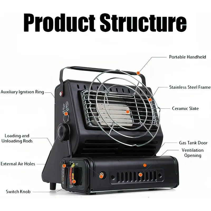 Portable Outdoor Heated Camping Stove