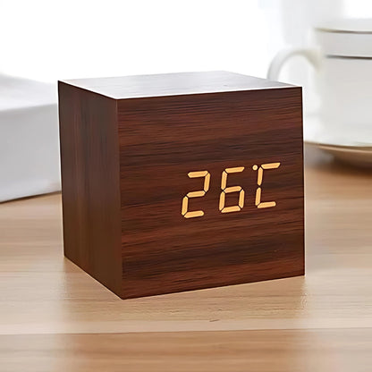 Compact Digital LED Alarm Clock - Luxicro