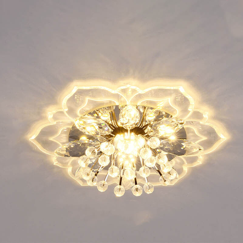 Vibrant Flower Pattern LED Ceiling Light